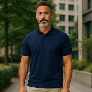 Men's Navy Polo Shirt